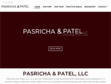 Tablet Screenshot of pasricha.com